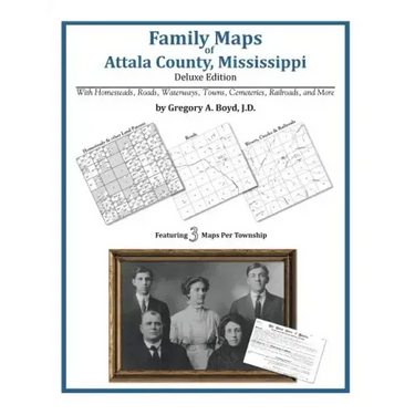 Family Maps of Attala County, Mississippi