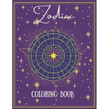 Zodiac Coloring Book: Premium coloring book with all the zodiac signs, Perfect for stress relief.
