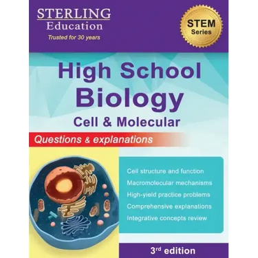 High School Biology: Questions & Explanations for Cell & Molecular Biology