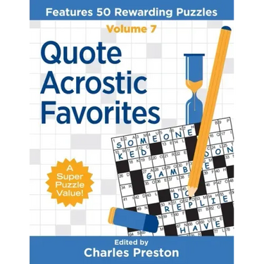 Quote Acrostic Favorites: Features 50 Rewarding Puzzles