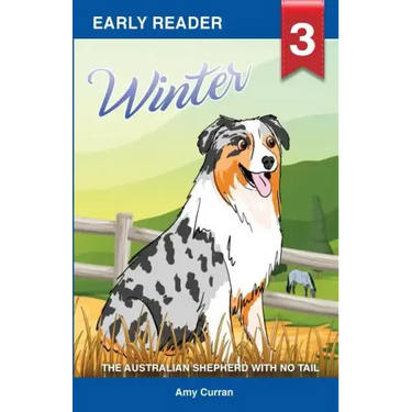 Winter the Australian Shepherd with no tail