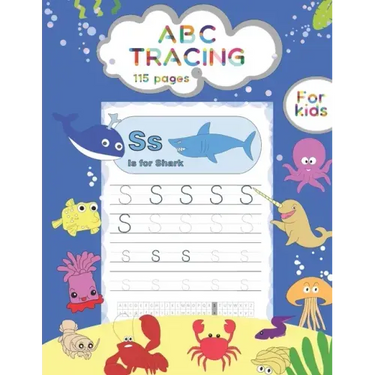 ABC TRACING For kids: Sea Animals Tracing and Coloring book
