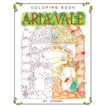 Aria Vale Coloring Book: Welcome to the Vale