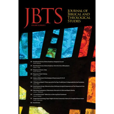 Journal of Biblical and Theological Studies, Issue 4.2