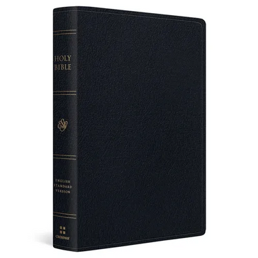 ESV Giant Print Bible, Red Letter (Genuine Leather, Black)
