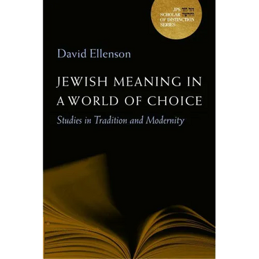 Jewish Meaning in a World of Choice: Studies in Tradition and Modernity Volume 9