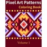 Pixel Art Patterns Coloring Book