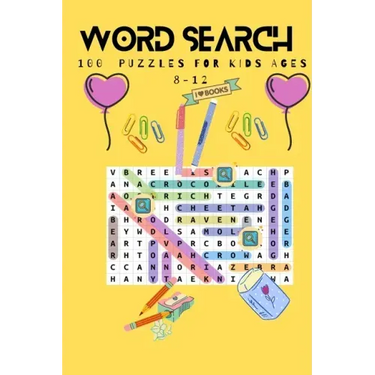 word search 100 puzzles for kids ages 8-12: 100 word search puzzeles for kids ages 8-12 with answers 126 pages
