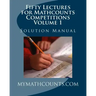 Fifty Lectures for Mathcounts Competitions (1) Solution Manual