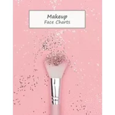 MakeUp Face Charts: Paper Practice Face Charts For Makeup Artists