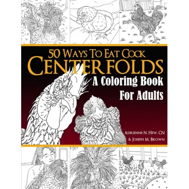 Centerfolds: A Coloring Book for Adults