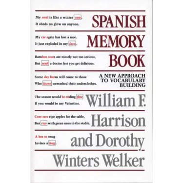 Spanish Memory Book: A New Approach to Vocabulary Building