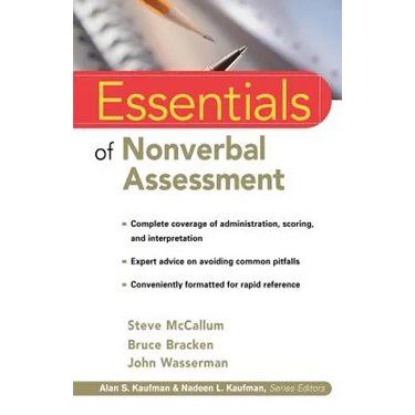 Essentials of Nonverbal Assessment