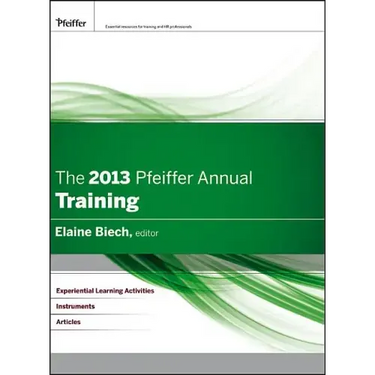 The 2013 Pfeiffer Annual: Training