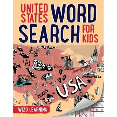 United States Word Search For Kids