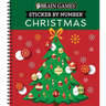 Brain Games - Sticker by Number: Christmas (28 Images to Sticker - Christmas Tree Cover): Volume 2