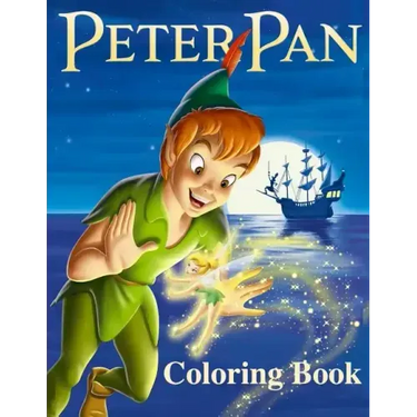 Peter Pan Coloring Book: Coloring Book for Kids and Adults with Fun, Easy, and Relaxing Coloring Pages