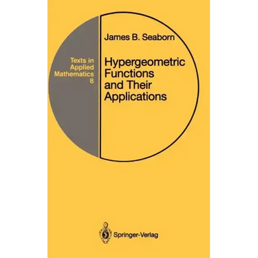 Hypergeometric Functions and Their Applications