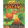 Dinosaur And Volcano Coloring Book: best Coloring Book for Boys, Girls, Toddlers, Preschoolers, Kids (Dinosaur and volcano Books