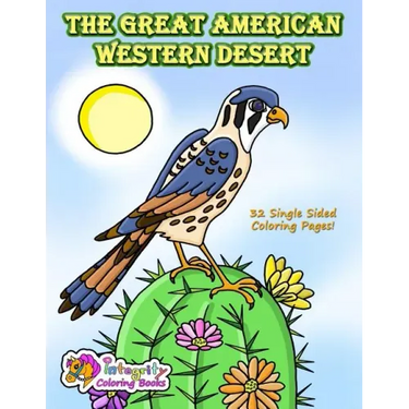 The Great American Western Desert: Coloring Book