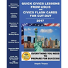 Quick Civics Lessons from USCIS and Civics Flash Cards for Cut-Out