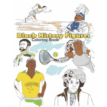 Black History Figures Coloring Book: Famous Black People Adult Colouring Fun, Stress Relief Relaxation and Escape