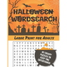 Halloween Wordsearch: For Adults, Large Print