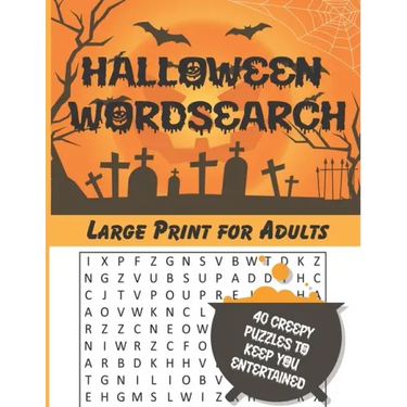 Halloween Wordsearch: For Adults, Large Print