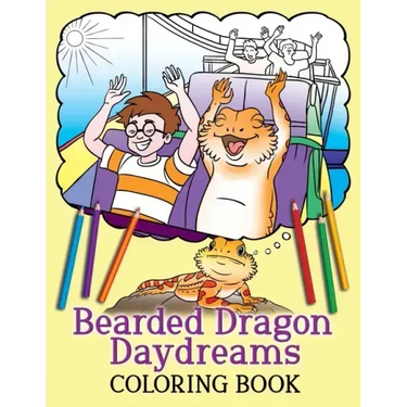Bearded Dragon Daydreams Coloring Book