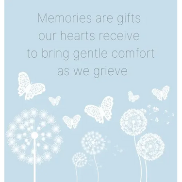 In Loving Memory Book to sign (Hardback cover)