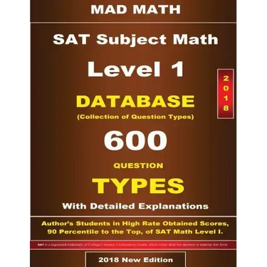 2018 SAT Subject Math Level I Database