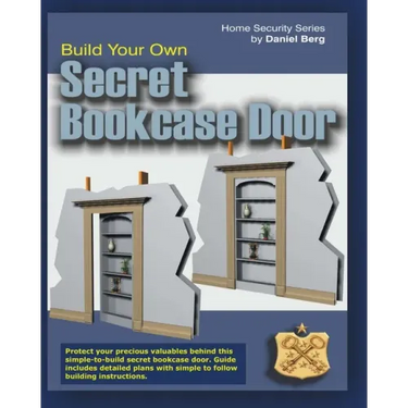 Build Your Own Secret Bookcase Door: Complete guide with plans for building a secret hidden bookcase door.