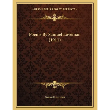 Poems By Samuel Loveman (1911)