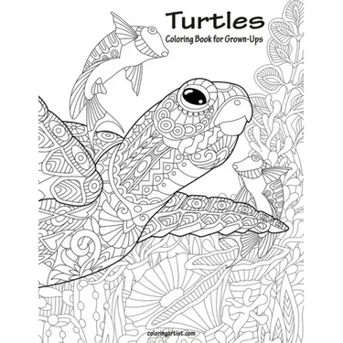 Turtles Coloring Book for Grown-Ups 1