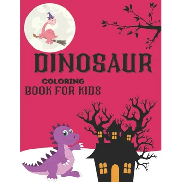 dinosaur coloring books for kids: Jumbo Kids Coloring Book With Dinosaur Facts