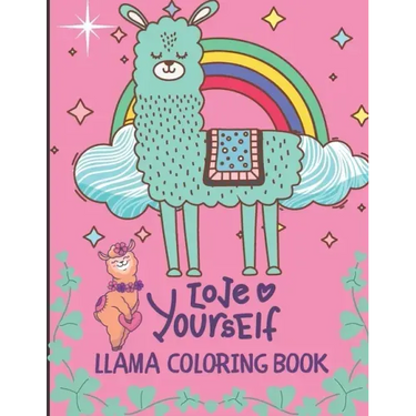 Llama Coloring Book: For Girls Ages 7-12 (Animal Coloring Books)