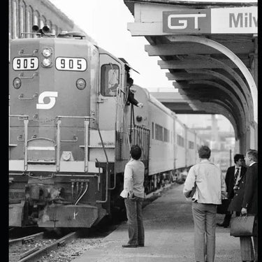 Passenger Train Photographs: Taken in Michigan and Ontario During the Last Quarter of the Twentieth Century - All in Black and White