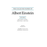 The Collected Papers of Albert Einstein, Volume 3 (English): The Swiss Years: Writings, 1909-1911. (English Translation Supplement)