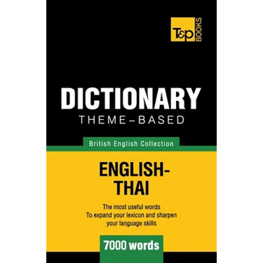 Theme-based dictionary British English-Thai - 7000 words