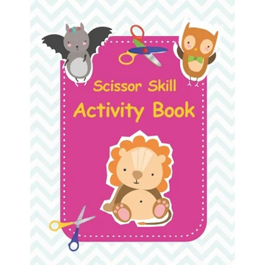 Scissor skill activity book: Perfect activity book to practice scissor skills for kindergarten and preschool kids. 40 Pages of Fun Animals Paperbac