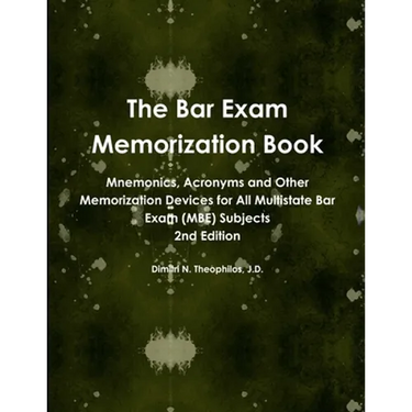 The Bar Exam Memorization Book