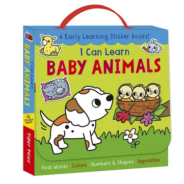 I Can Learn Baby Animals Boxed Set: 4 Early Learning Sticker Books!