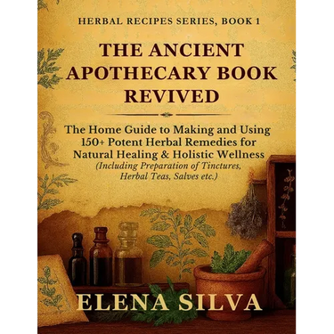 The Ancient Apothecary Book Revived: The Home Guide to Making and Using 150+ Potent Herbal Remedies for Natural Healing and Holistic Wellness (Includi