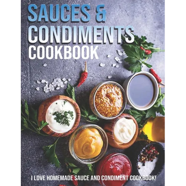 Sauces & Condiments Cookbook: I Love Homemade Sauce And Condiment Cookbook