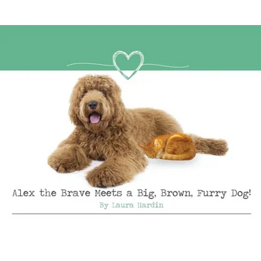 Alex the Brave Meets a Big, Brown, Furry Dog!