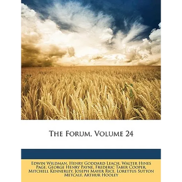 The Forum, Volume 24