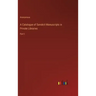 A Catalogue of Sanskrit Manuscripts in Private Libraries: Part I