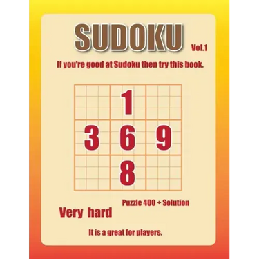 Sudoku-very hard Vol.1: 400+ advanced level puzzel games, great game for skilled players.