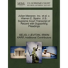 Julian Messner, Inc. et al. V. Warren E. Spahn. U.S. Supreme Court Transcript of Record with Supporting Pleadings