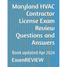 Maryland HVAC Contractor License Exam Review Questions and Answers